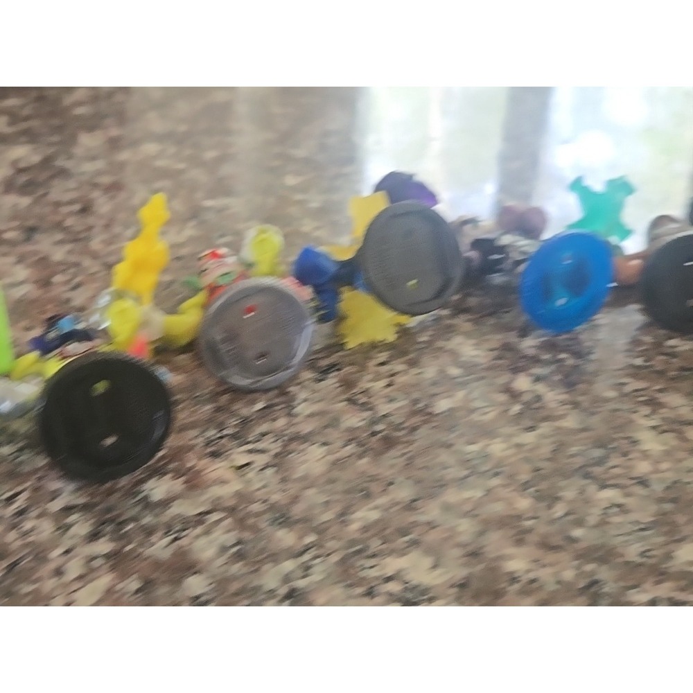 AKEDO Ultimate Arcade Warriors Mini Battle Action Figures Lot Of 9 Synthwave - Picture 5 of 7
